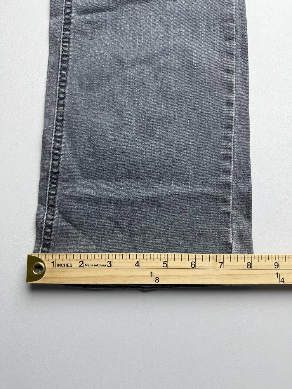 Wrangler Retro Jeans Mens 36x36 Charcoal Denim Slim Straight Stretch 88MWZGD